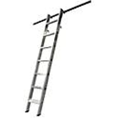 KRAUSE kastenladder, aluminium, met 2 paar inhanghaken/opberghaken, 7 treden