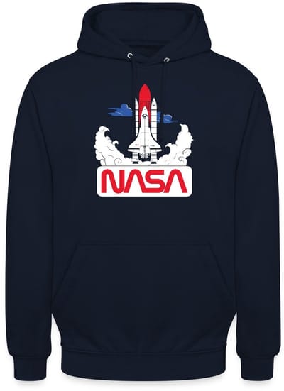 NASA Space Shuttle 3 Hoodie Unisex