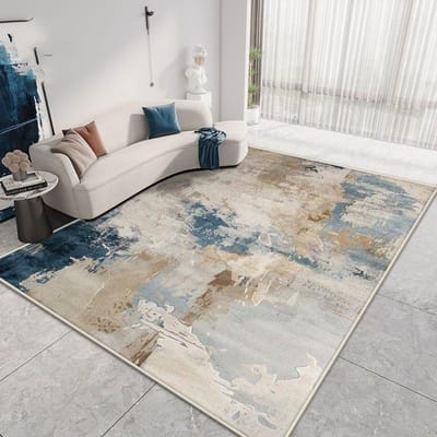 Noordse Abstracte Inktkleur Woonkamer Tapijt Decoratie Bank Lounge Grote Vloerkleden Verdikt Slaapkamer Pluizig Pluche Vloermat Antislip 180*250cm