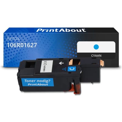 PrintAbout huismerk Toner 106R01627 Cyaan Geschikt voor Xerox