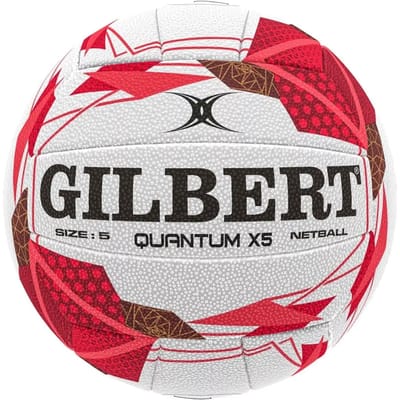 Gilbert Netball Quantum X5 Match Ball - Size 5 - Country Quantum X5 Match Ball