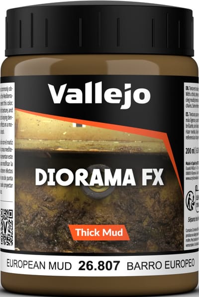 Vallejo val26807 European Mud Thick Mud Weathering Effects - 200ml