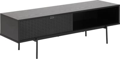 Tv-meubel Finn MDF Zwart 140cm - Giga Living