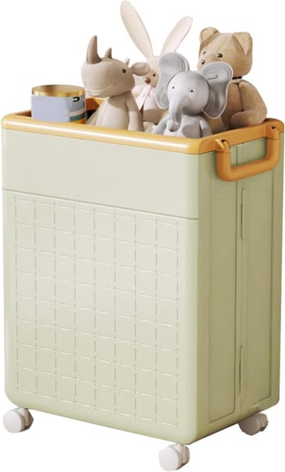 Matten Organizer - Opbergrek - Sportspullen Opbergen - Inklapbaar & Verrijdbaar - 52 cm Hoog - Lichtgroen