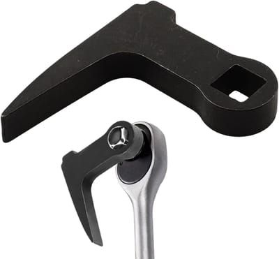 Koevoet Adapter - Kopgereedschap Breekijzer - Krappe Ruimtes - L-Vormige Opzetstuk - 8x7x2cm