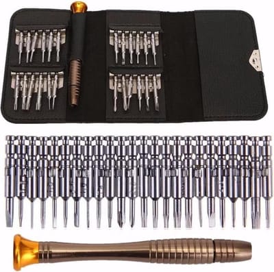 LOUZIR  Universele 25 in 1Tool Kit- Reparatie -Bitset- geschikt voor smartphone en Playstation