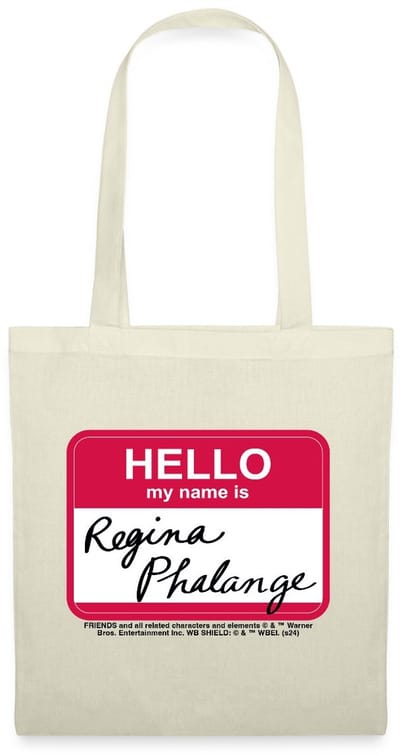 Friends Regina Phalange Naamkaartje Ontwerp Tas Van Stof Schoudertas