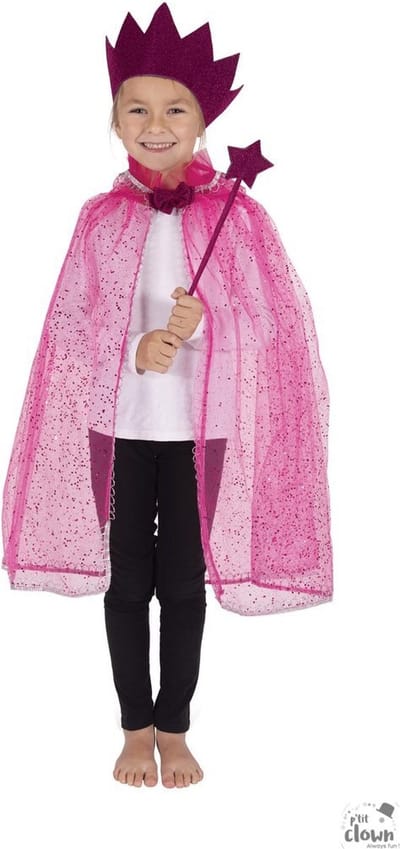 Verkleedset Prinses Roze 3-delig voor kind