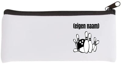 Akyol - bowlen kegels met eigen naam Etui - Bowlen - bowlers - iemand die houdt van bowlen - verjaardag - cadeau - kado - 20 bij 9 cm