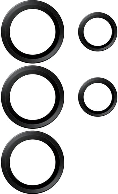PanzerGlass Screenprotector geschikt voor Samsung Galaxy S26 Ultra Glazen | PanzerGlass Ceramic Hoops Camera Lens Protector - Case Friendly