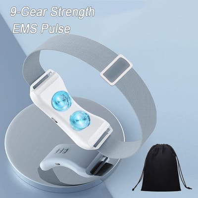 Ems Pulse Gezichtsslankapparaat, Dubbele Kin Verwijderaar, Gezicht V-vorm Slankmakend, Lifting Vibratie Warme Kompres Gezichtsverzorging Massager white
