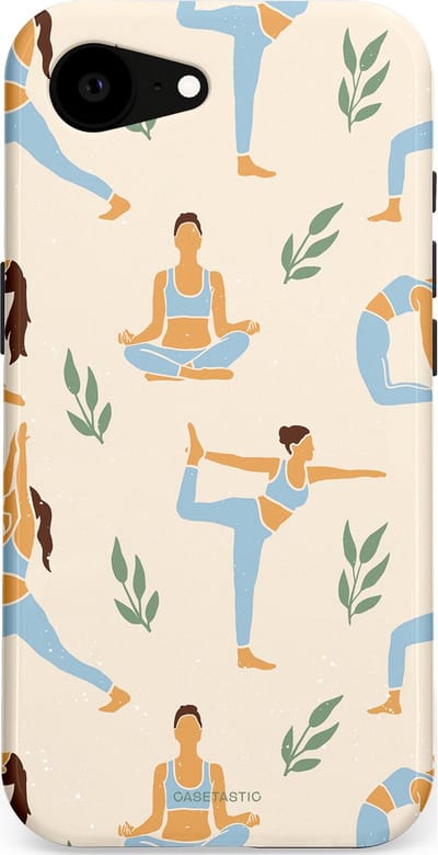 Casetastic Hoesje Geschikt voor Apple iPhone 16e Magsafe - Stijlvolle Beschermende Duo-layer Case - Yoga zen