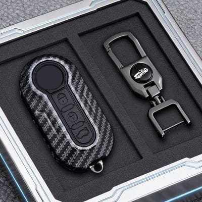 Coque Housse de Clé à Rabat en ABS pour Fiat 500 Ducato Panda 500L Punto Lancia Musa Pour Citroen Jumper Pour Peugeot Boxer Accessoires gray