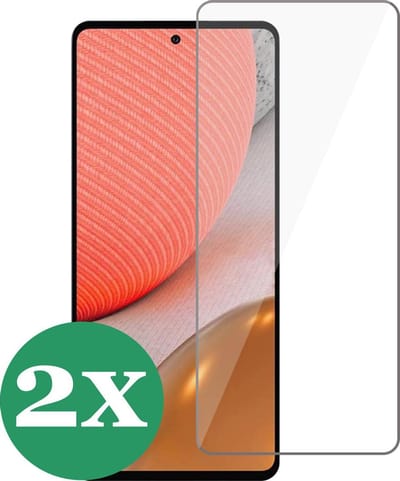 Screenprotector geschikt voor Samsung Galaxy A72 - Screen Protector Glas - 2 Stuks