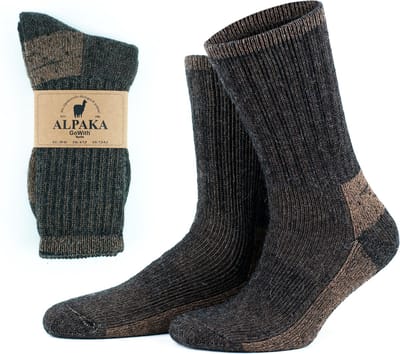 GoWith Diabetes Alpaca Wollen Sokken-2 paar-Thermosokken-Maat 35-38