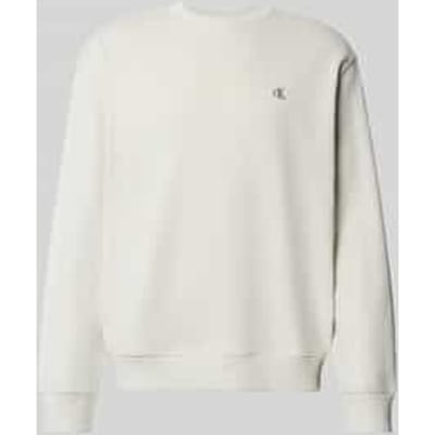 Sweatshirt met labelstitching