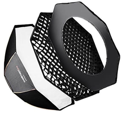 Octagon Softbox Plus - 120 cm diameter voor Zachte en Gelijke Verlichting