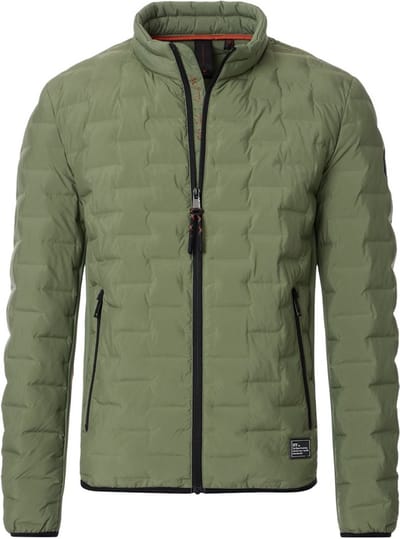 Casa Moda Sport Heren Gewatteerde Jas Groen 554386400-362 - XXL