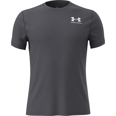 Under Armour Unisex HeatGear T-shirt voor volwassenen (Kasteelrots Grijs)