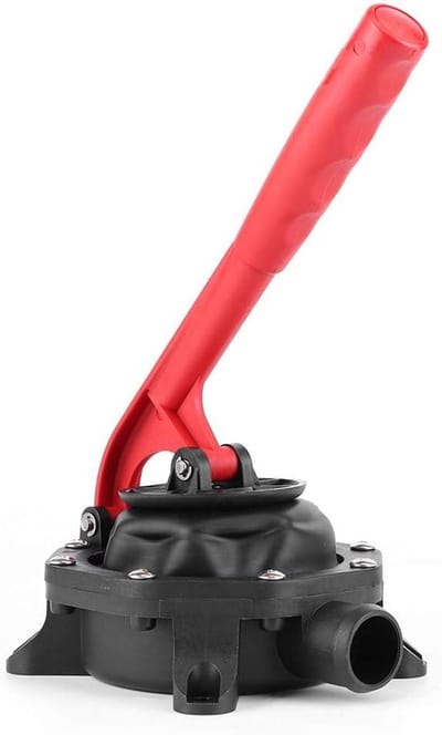 Handmatige Bilgenpomp - Waterpomp Boot - Water Overpompen - Zelfaanzuigend Ontwerp - 720 GPH Capaciteit - Zwart