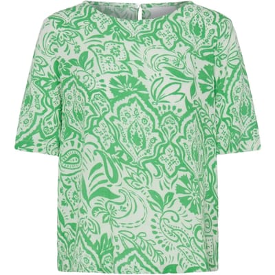 Damesblouse met korte mouwen Ichi Ihmarrakech Aop Ss17