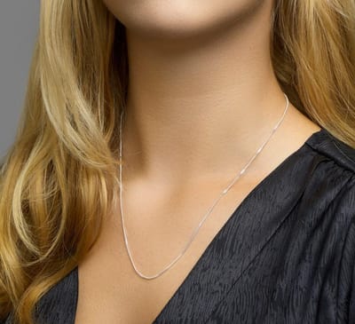 YO&NO - Ketting - Zilver - Gourmet - 1,4 mm - 50cm - Sieraden vrouw - Heren - Zilver 925