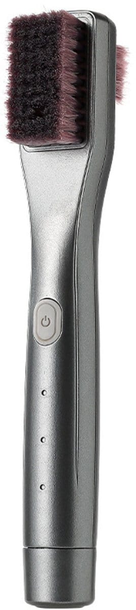 Draagbare schoenenborstel, multifunctionele reinigingsborstel, schrobt effectief met instelbare kracht, draagbare schoenreinigingsoplossing, modern en stijlvol verzorgingsapparaat.