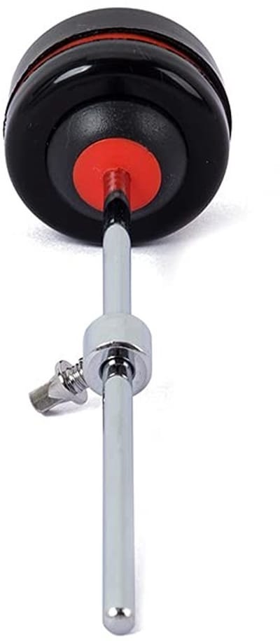 Dailygoods- Slaghamer met siliconen kop - Drumsticks - Drumstick Houder - Roestvrijstalen schacht - Geschikt voor pedaaldoppen - Diameter 5 cm