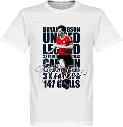 Bryan Robson Legend T-Shirt - M
