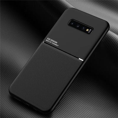 Magnetische Leanter Hoes Voor Samsung Galaxy S24 S23 S21 S22 Ultra Plus S20 FE A52 A53 A54 A55 S10 S10E S10Plus S 24 23 A 55 Hoes For Samsung S21 black