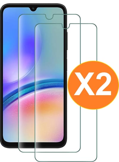 Screenprotector - Geschikt voor Samsung Galaxy A05/Samsung Galaxy A05s Tempered Glas screen protector - 2 stuks Beschermglas