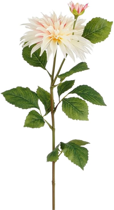 Mica Decorations Kunstbloem Dahlia Artistic - H74 cm - roze - kunststof - stelen kunstbloemen - boeket - bloemetjes