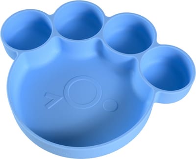 Sproudsy Kinderbord Teddy Bear – Zuignap – Kinderservies – Baby - Baby Blue