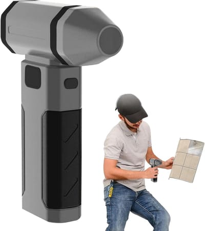 Elektrische Stofblazer - Turbo Ventilator - Precisie Schoonmaken - 5 Instelbarestanden - 143 x 39 cm - Grijs