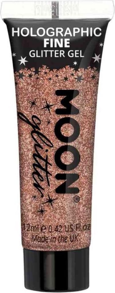 Moon Creations Glitter - Holografische Glittergel - 12 Ml - Roségoud