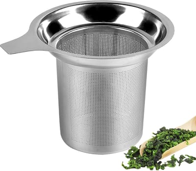 Theefilter voor Losse Thee 304 Food Grade Roestvrij Staal Theezeef Fijne Mesh Zeef voor Theepotten Cups Mokken