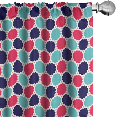 ABAKUHAUS Abstrakt Voorhangen – 2x75x175 cm – Microvezel