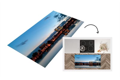 Keukenloper - Loper keuken - Skyline - Arnhem - Urban - 120x60 cm - Keukenloper vinyl