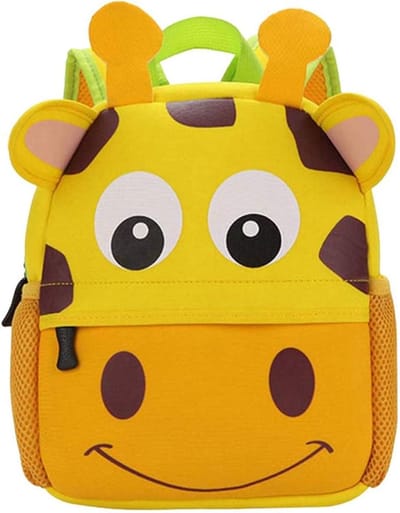 Kinderrugzak - Mini Schoolrugzak voor Jongens en Meisjes - Schattige Hertenrugzak - Reisrugzakken voor Schoolgaande Kinderen - Geel