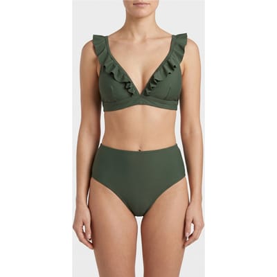 Shiwi Bobby Bikini Top Olive Green Size: 38 | Bikinis Outlet | Dames | Groen