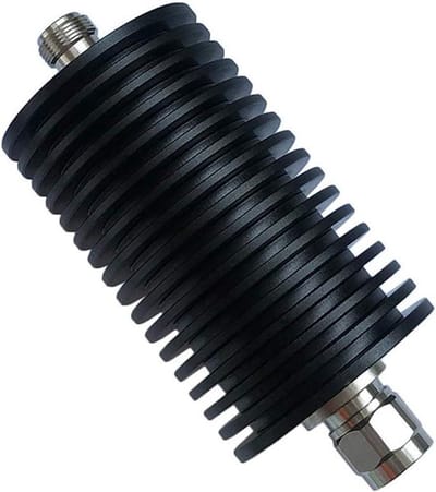 Vaste Verzwakker - Signaal Demper - Signaal Aanpassen - 100 Watt Vermogen - 6dB - Zilver