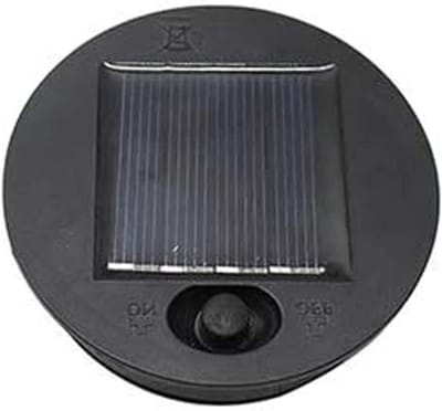 Zonnepaneel Lamp - Solar Vervanging - Buitenverlichting Herstellen - Automatische Oplaadfunctie - 8 cm Diameter - Zwart