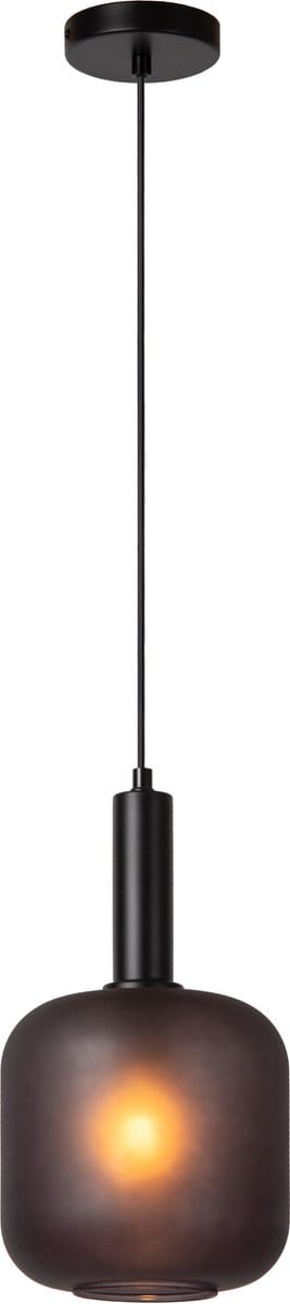 Lucide ELOISE - Hanglamp - Ø 21 cm - 1xE27 - Zwart