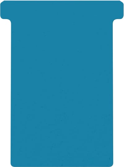 T-kaart djois formaat 3 77mm blauw 100st | 5 stuks