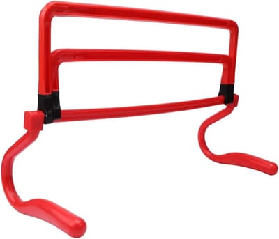 Behendigheid Horden - Trainingshorden Snelheid - Sporttraining Verbeteren - Verstelbare Hoogtes - 44x15cm - Rood