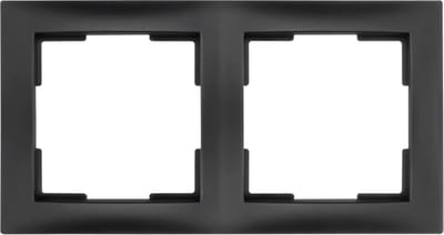 ION industries afdekraam 2-voudig - E1 mat zwart (80.302.216)