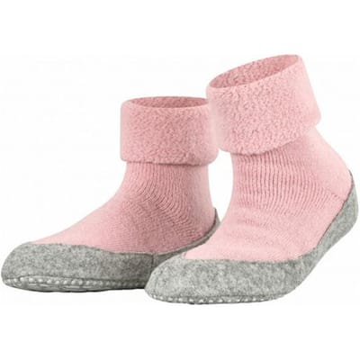 FALKE Cosyshoe Noppen op de zool wol huissokken dames rood - maat 37-38