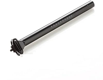 Zadelpen Uniseks - Zwart, Geveerd met 35 mm Veerweg voor Comfortabele Fietstochten