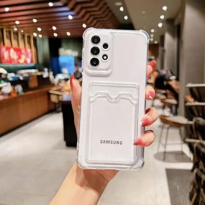 Kaarthouder Portemonnee Hoesje voor Samsung Galaxy S25 S24 S23 S22 S21 Ultra Plus FE A54 A53 A13 A14 A52 A34 A32 A72 5G Doorzichtig Hoesje Funda S23 FE