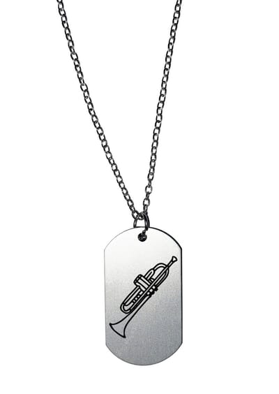 Akyol - trompet ketting - Trompet - beste trompet speler - leuk cadeau voor je vriend om te geven - verjaardag muzikant